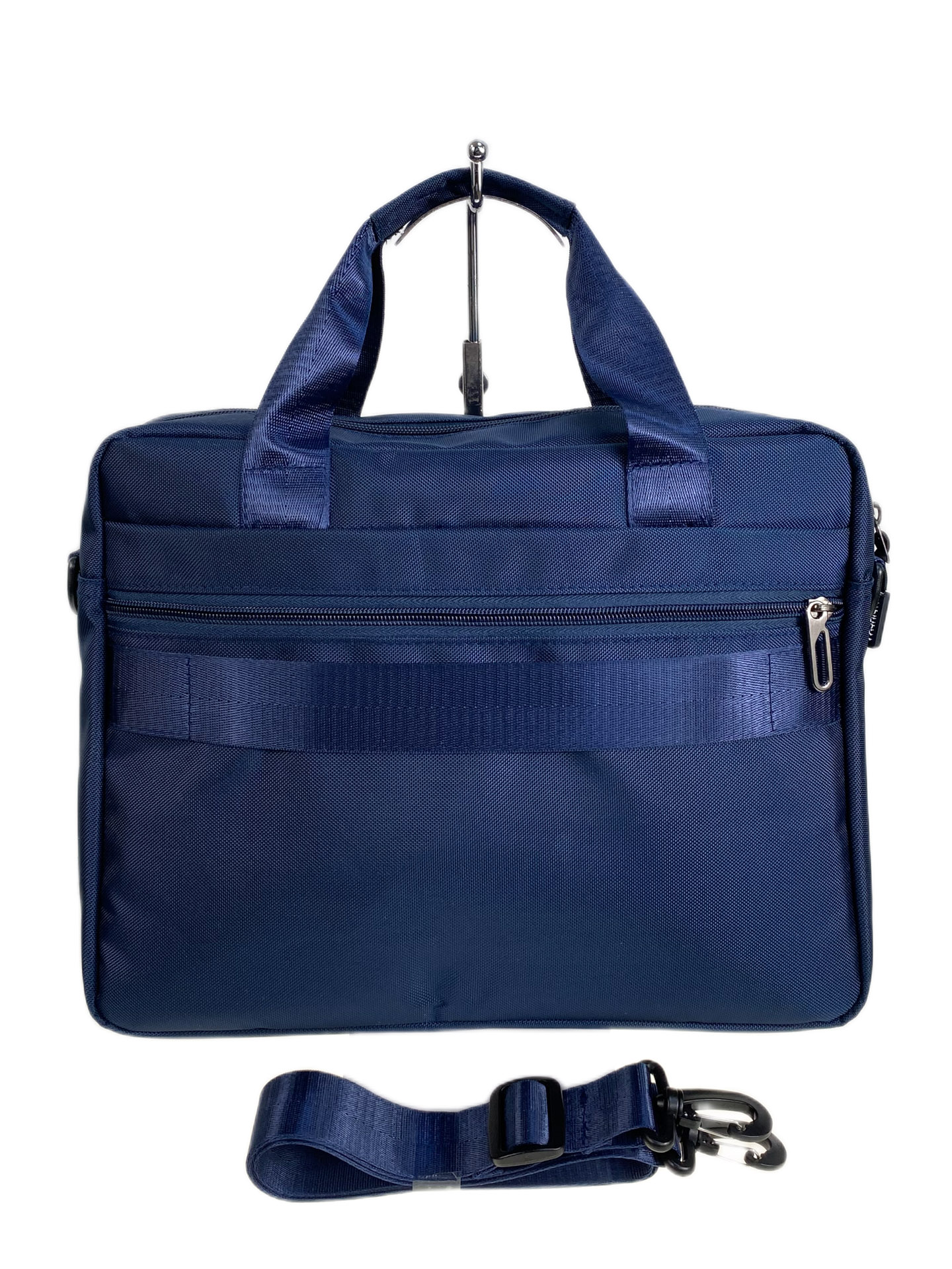 На фото 2 - Сумка мужская  текстильная, цвет  синий