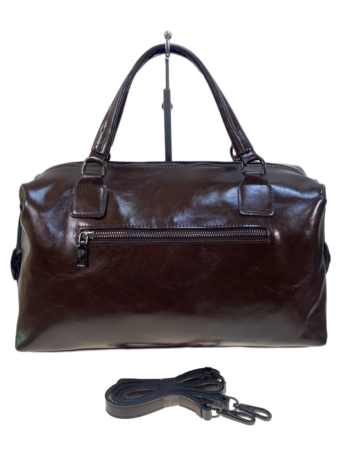 На фото 2 - Женская сумка из натуральной кожи, цвет кофе На фото 2 - Женская сумка из натуральной кожи, цвет кофе