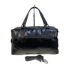 На фото 2 - Женская сумка из натуральной кожи, цвет черный На фото 2 - Женская сумка из натуральной кожи, цвет черный