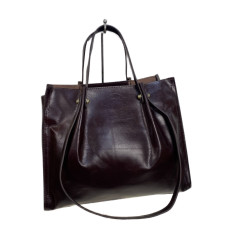 На фото 1 - Женская сумка из натуральной кожи, цвет шоколад На фото 1 - Женская сумка из натуральной кожи, цвет шоколад