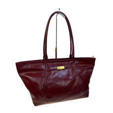На фото 1 - Женская сумка из натуральной кожи, цвет бордовый На фото 1 - Женская сумка из натуральной кожи, цвет бордовый