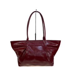На фото 2 - Женская сумка из натуральной кожи, цвет бордовый На фото 2 - Женская сумка из натуральной кожи, цвет бордовый