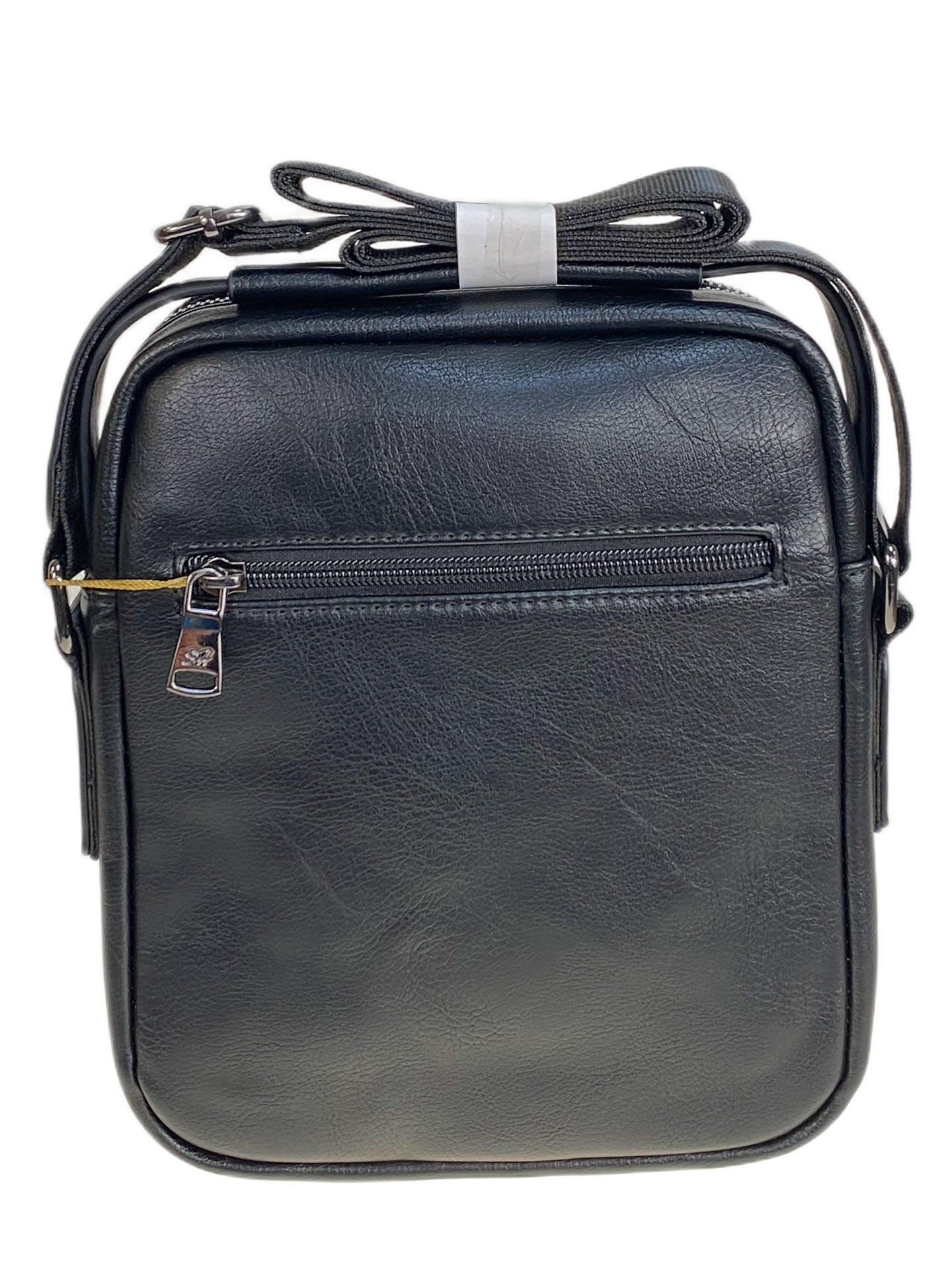 На фото 2 - Сумка мужская из натуральной кожи, цвет черный На фото 2 - Сумка мужская из натуральной кожи, цвет черный