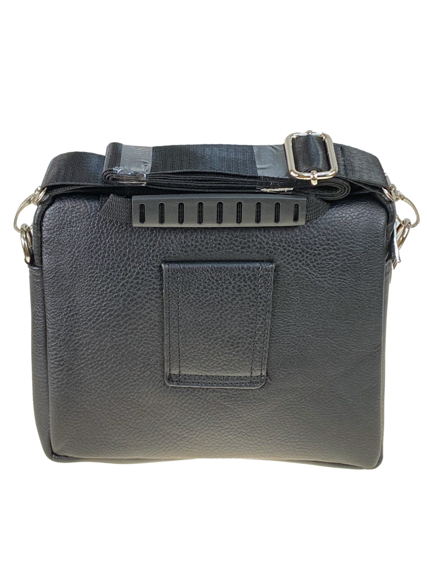 На фото 2 - Сумка мужская из искусственной кожи, цвет черный На фото 2 - Сумка мужская из искусственной кожи, цвет черный