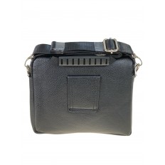 На фото 2 - Сумка мужская из искусственной кожи, цвет черный На фото 2 - Сумка мужская из искусственной кожи, цвет черный