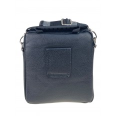 На фото 2 - Сумка мужская из искусственной кожи, цвет черный На фото 2 - Сумка мужская из искусственной кожи, цвет черный