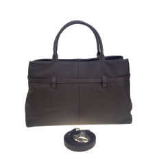 На фото 2 - Женская сумка из натуральной кожи, цвет  кофе На фото 2 - Женская сумка из натуральной кожи, цвет  кофе