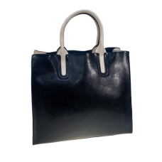 На фото 1 - Женская сумка из натуральной кожи, цвет черный На фото 1 - Женская сумка из натуральной кожи, цвет черный