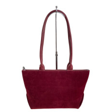 На фото 2 - Женская сумка из искусственной замши, цвет бордовый На фото 2 - Женская сумка из искусственной замши, цвет бордовый