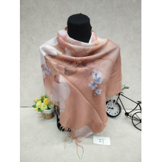 На фото 1 - Женский платок из кашемира, мультицвет