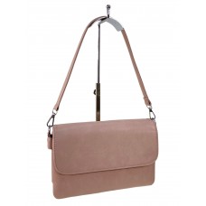 На фото 1 - Женская сумка из искусственной кожи,  цвет розовый На фото 1 - Женская сумка из искусственной кожи,  цвет розовый