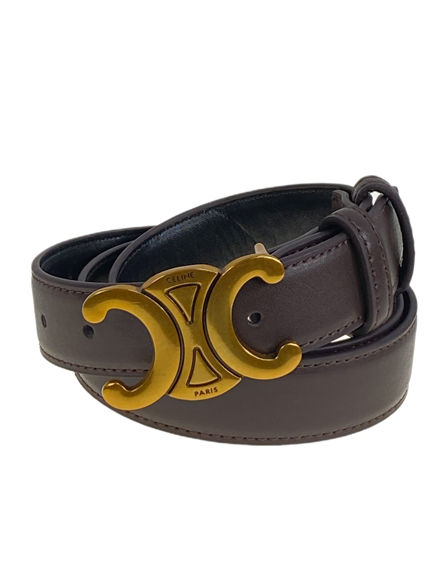 На фото 1 - Ремень женский из искусственной кожи , цвет  шоколад На фото 1 - Ремень женский из искусственной кожи , цвет  шоколад