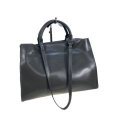 На фото 1 - Женская сумка из натуральной кожи, цвет серый На фото 1 - Женская сумка из натуральной кожи, цвет серый