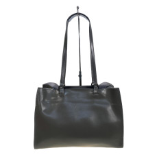 На фото 2 - Женская сумка из натуральной кожи, цвет серый На фото 2 - Женская сумка из натуральной кожи, цвет серый