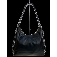 На фото 2 - Женская сумка из искусственной замши, цвет черный На фото 2 - Женская сумка из искусственной замши, цвет черный