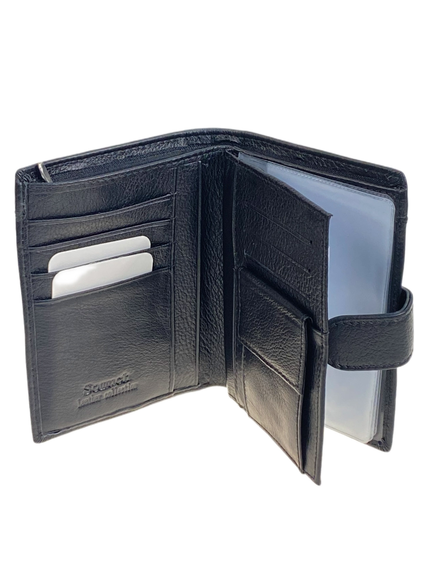 На фото 2 - Кошелек-органайзер мужской из натуральной кожи, цвет черный На фото 2 - Кошелек-органайзер мужской из натуральной кожи, цвет черный