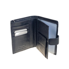 На фото 2 - Кошелек-органайзер мужской из натуральной кожи, цвет черный На фото 2 - Кошелек-органайзер мужской из натуральной кожи, цвет черный