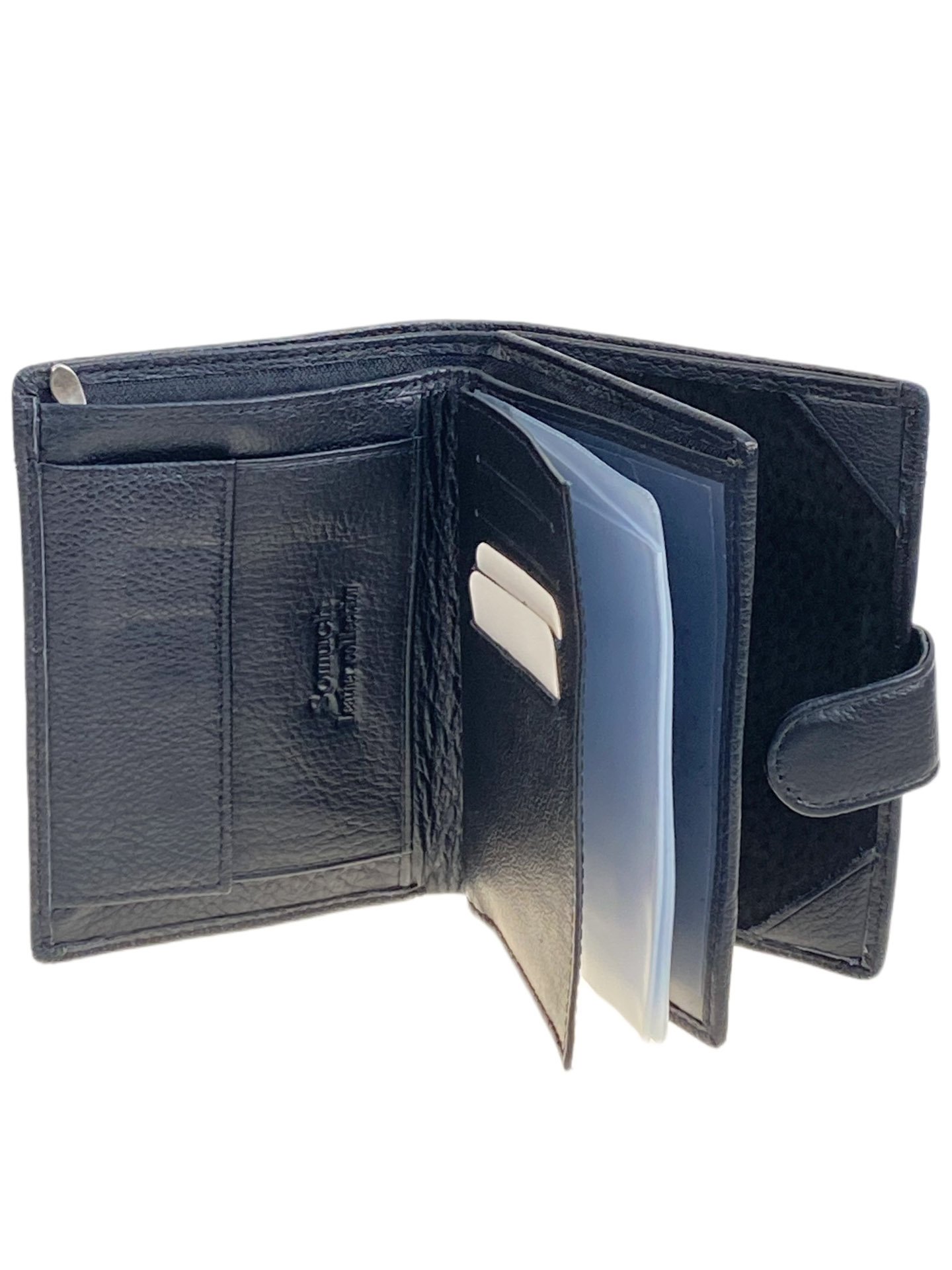 На фото 2 - Кошелек-органайзер мужской из натуральной кожи, цвет черный На фото 2 - Кошелек-органайзер мужской из натуральной кожи, цвет черный