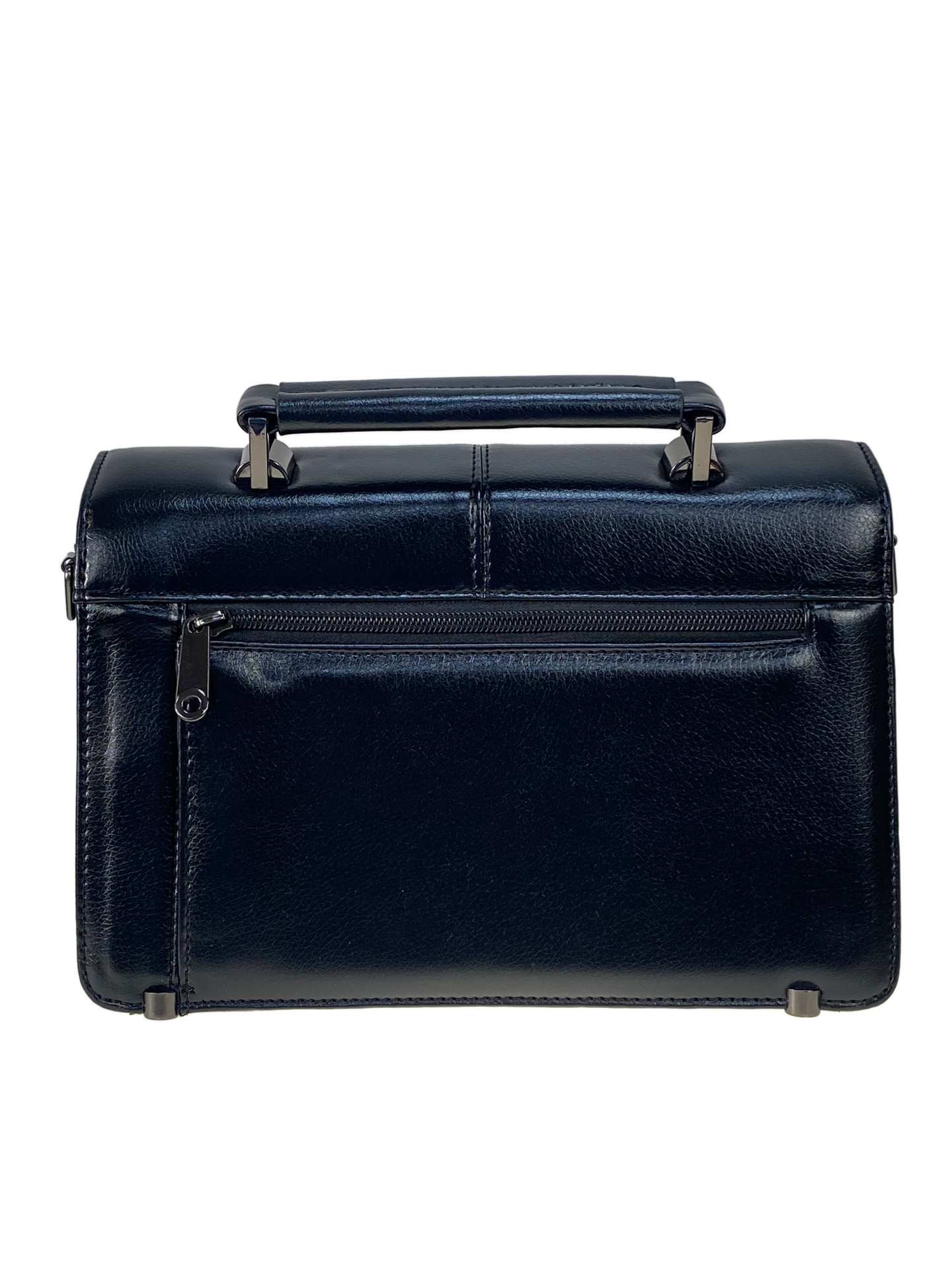 На фото 2 - Сумка мужская из искусственной кожи, цвет черный На фото 2 - Сумка мужская из искусственной кожи, цвет черный