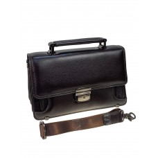 На фото 1 - Сумка мужская из искусственной кожи, цвет шоколад На фото 1 - Сумка мужская из искусственной кожи, цвет шоколад