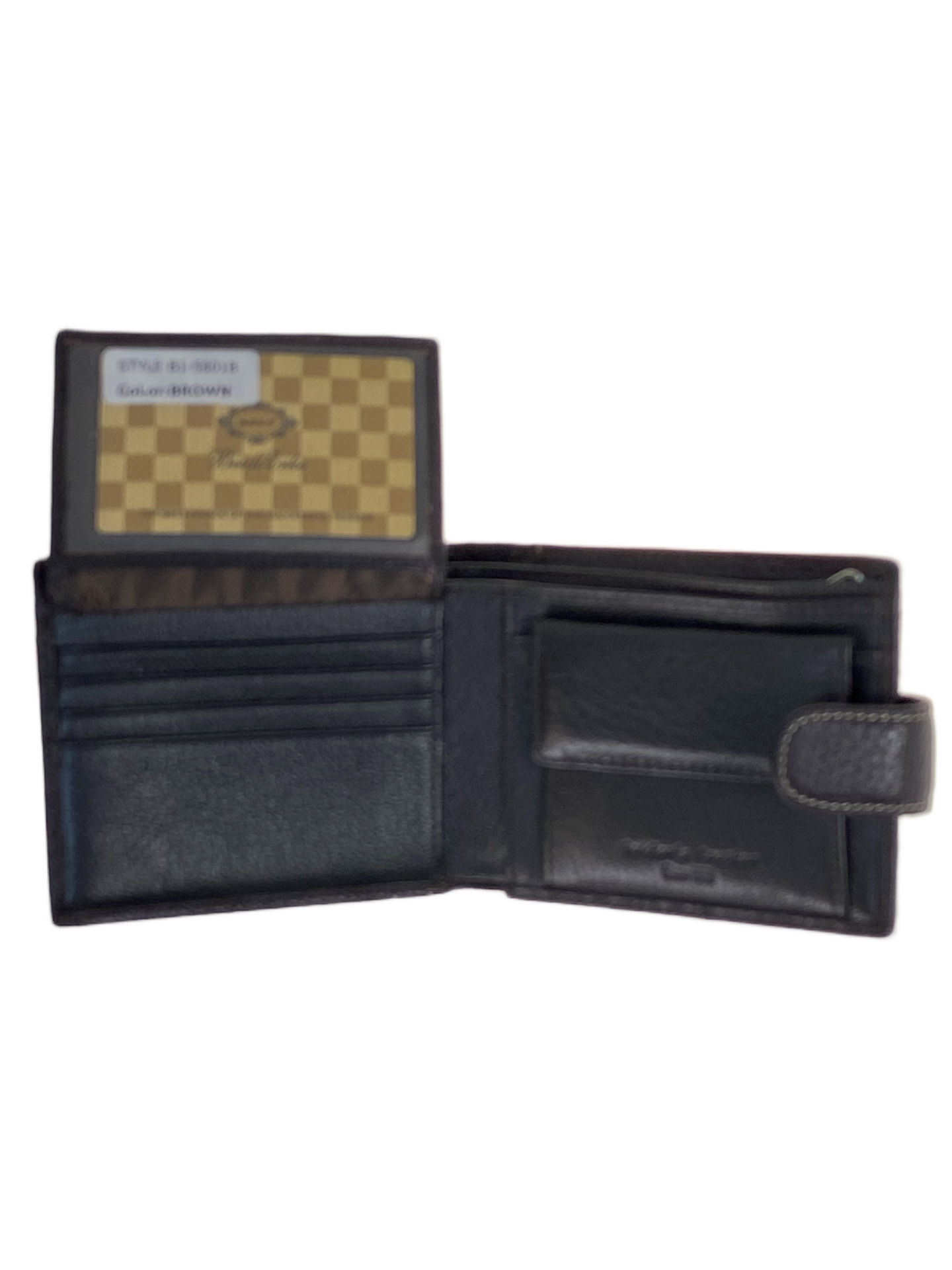 На фото 2 - Портмоне мужское из натуральной кожи , цвет коричневый На фото 2 - Портмоне мужское из натуральной кожи , цвет коричневый