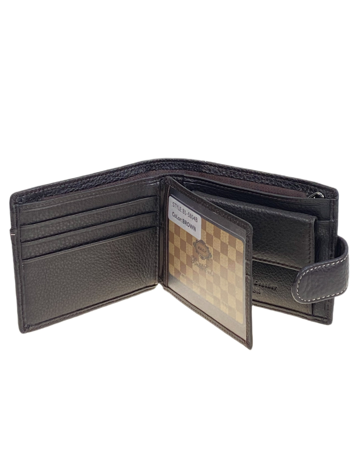 На фото 2 - Портмоне мужское из натуральной кожи , цвет коричневый На фото 2 - Портмоне мужское из натуральной кожи , цвет коричневый