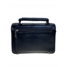 На фото 2 - Сумка мужская из искусственной кожи, цвет черный На фото 2 - Сумка мужская из искусственной кожи, цвет черный