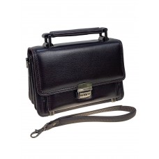 На фото 1 - Сумка мужская из искусственной кожи, цвет шоколад На фото 1 - Сумка мужская из искусственной кожи, цвет шоколад