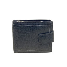 На фото 1 - Мужское  портмоне  из искусственной кожи,  цвет  черный