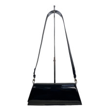 На фото 1 - Женская сумка из натуральной кожи, цвет  черный На фото 1 - Женская сумка из натуральной кожи, цвет  черный