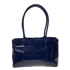 На фото 2 - Женская сумка из натуральной кожи, цвет  синий На фото 2 - Женская сумка из натуральной кожи, цвет  синий