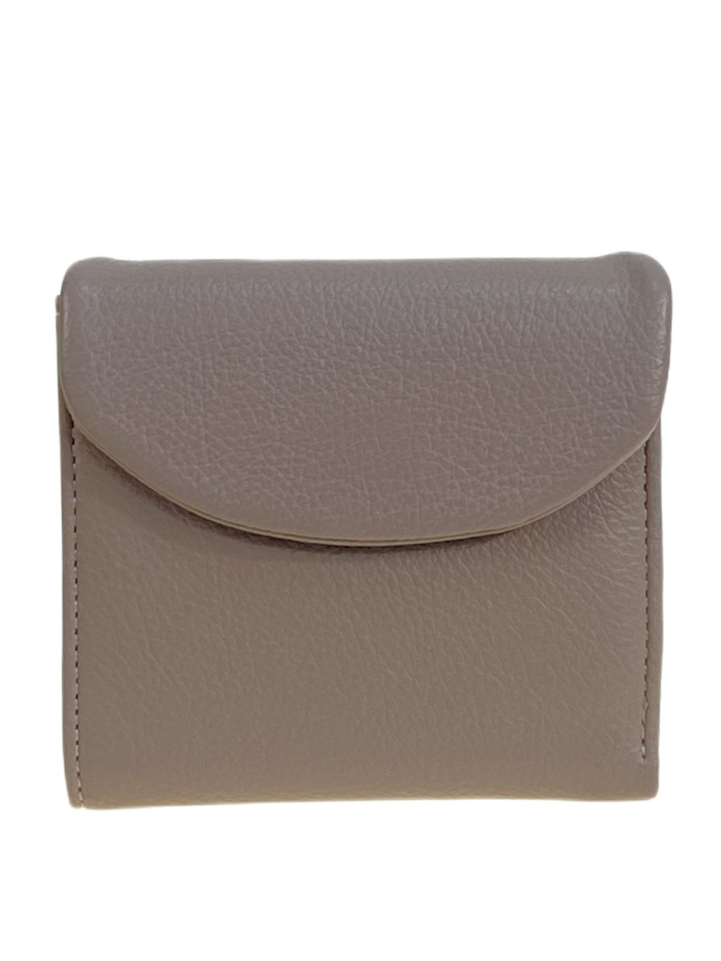 На фото 1 - Женское портмоне из натуральной кожи, цвет светло серый На фото 1 - Женское портмоне из натуральной кожи, цвет светло серый