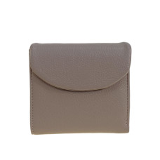 На фото 1 - Женское портмоне из натуральной кожи, цвет светло серый На фото 1 - Женское портмоне из натуральной кожи, цвет светло серый