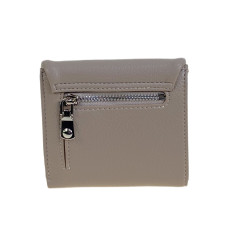 На фото 2 - Женское портмоне из натуральной кожи, цвет светло серый На фото 2 - Женское портмоне из натуральной кожи, цвет светло серый