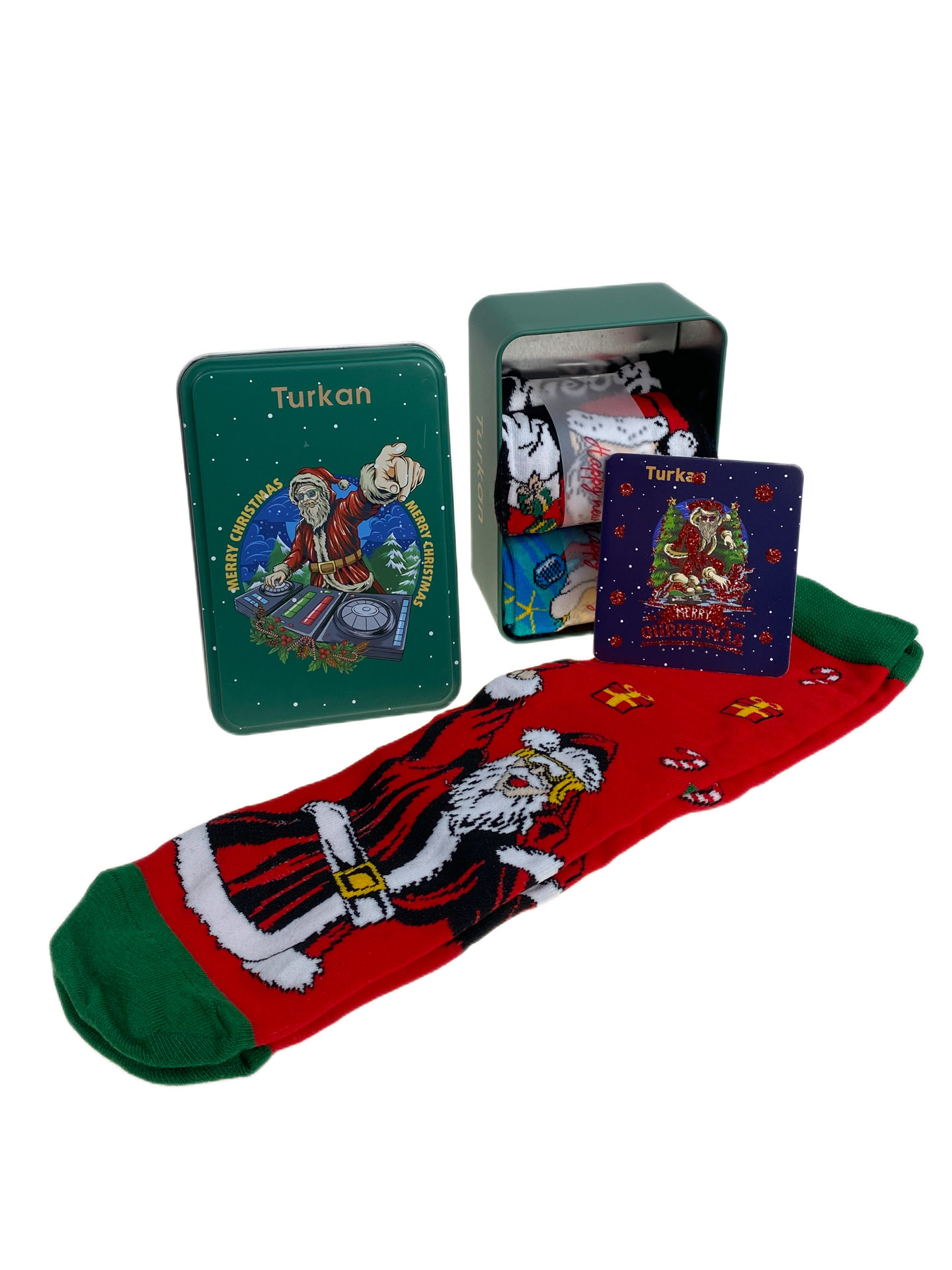 На фото 1 - Набор мужских носков в коробке