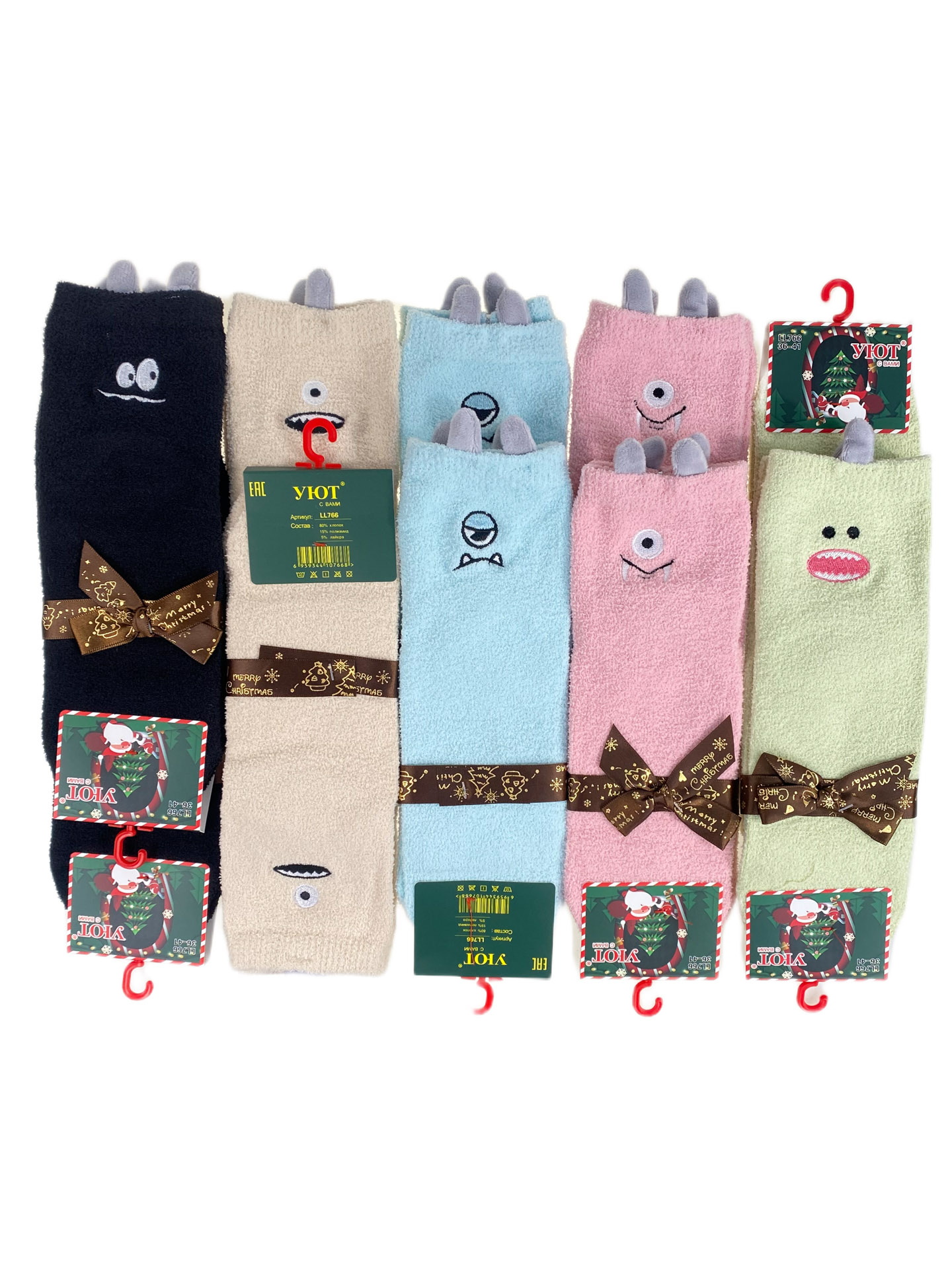 На фото 1 - Махровые женские носки 10 пар