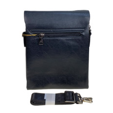 На фото 2 - Сумка мужская из натуральной кожи, цвет черный На фото 2 - Сумка мужская из натуральной кожи, цвет черный