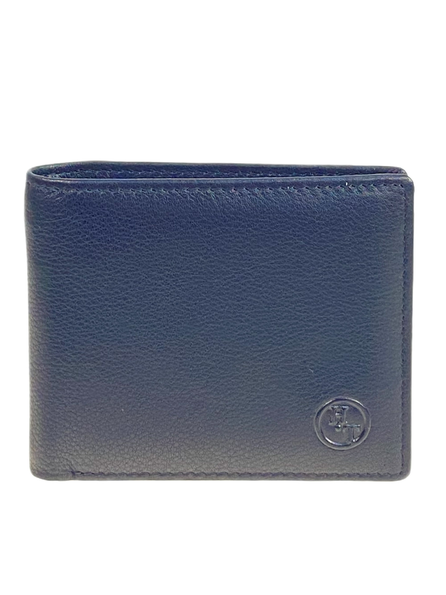 На фото 1 - Мужское  портмоне из натуральной кожи, цвет черный