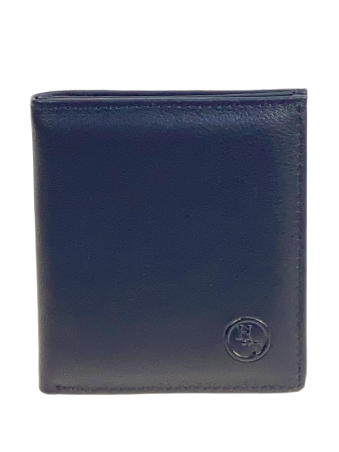 На фото 1 - Мужское  портмоне из натуральной кожи, цвет черный