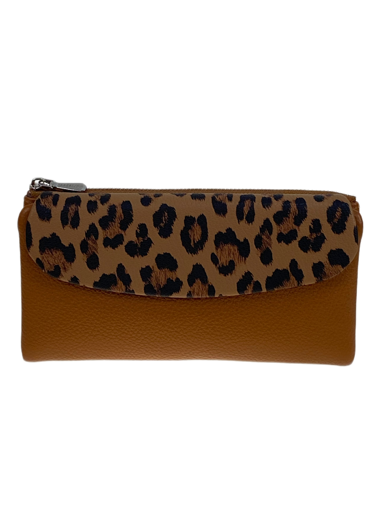 На фото 1 -  Женское портмоне из искусственной кожи, цвет коричневый