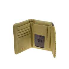 На фото 2 -  Женское портмоне из искусственной кожи, цвет желтый