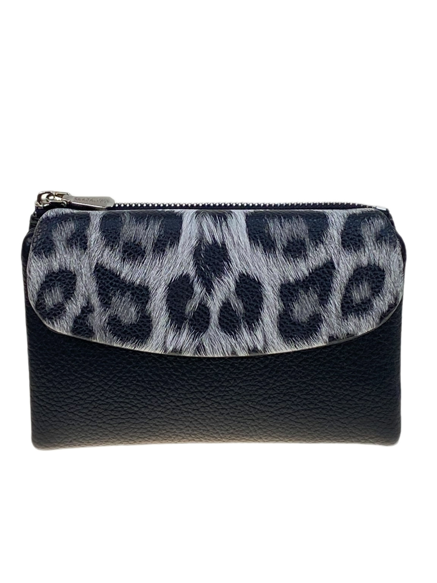 На фото 1 -  Женское портмоне из искусственной кожи, цвет черный